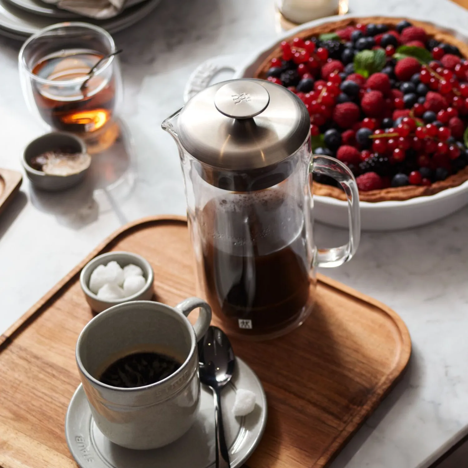 ZWILLING Cafetière à piston 750 ml, Verre borosilicate Sale
