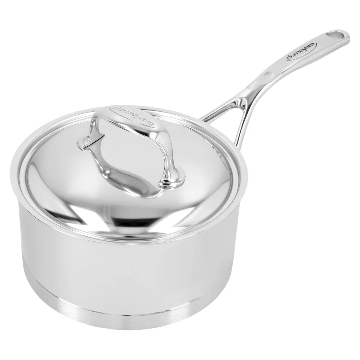 Demeyere Casserole avec couvercle 18 cm, Inox 18/10, Argent Online