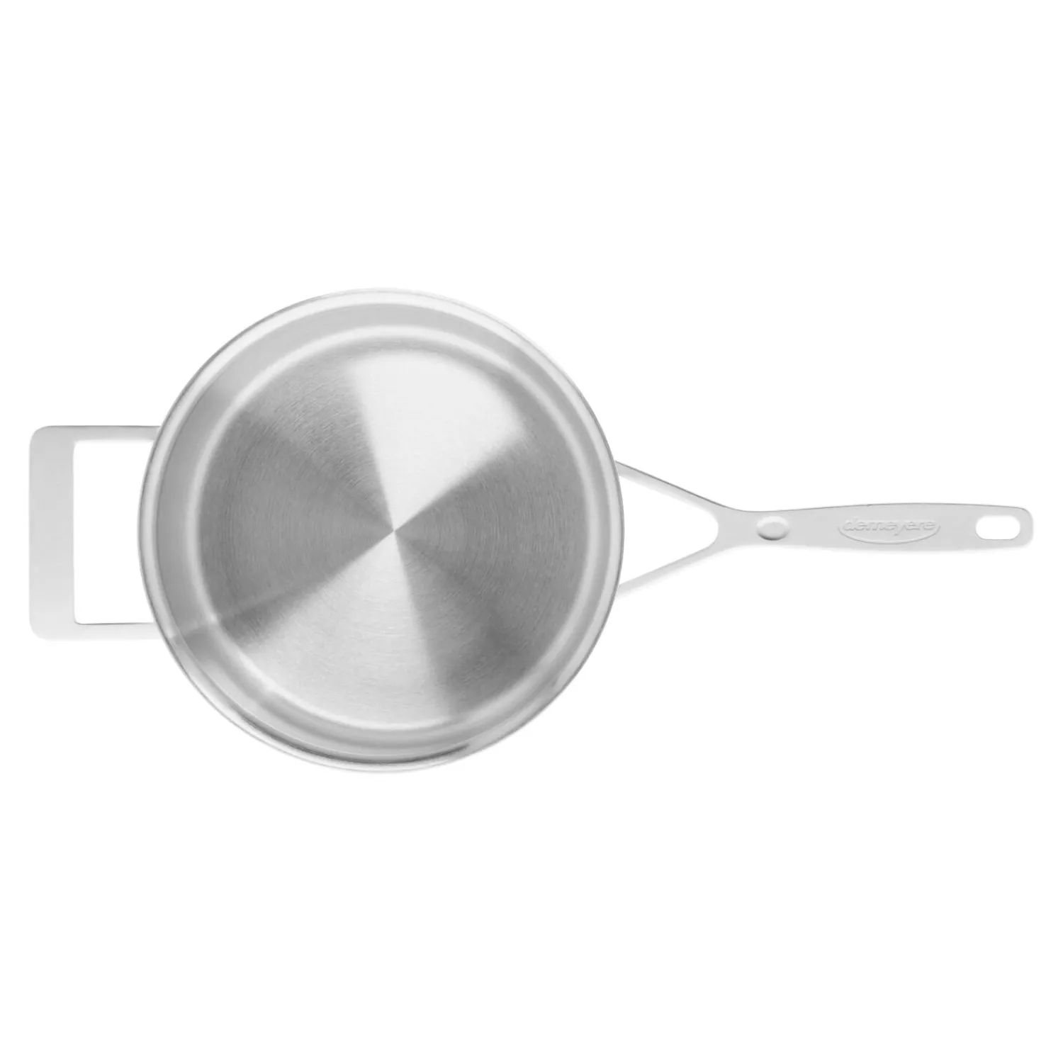 Demeyere Casserole avec couvercle 22 cm, Inox 18/10, Argent Discount