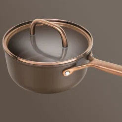 ZWILLING Casserole avec couvercle en verre 18 cm, Aluminium, Brun Clearance
