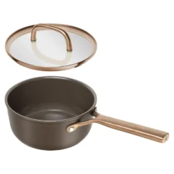 ZWILLING Casserole avec couvercle en verre 18 cm, Aluminium, Brun Clearance