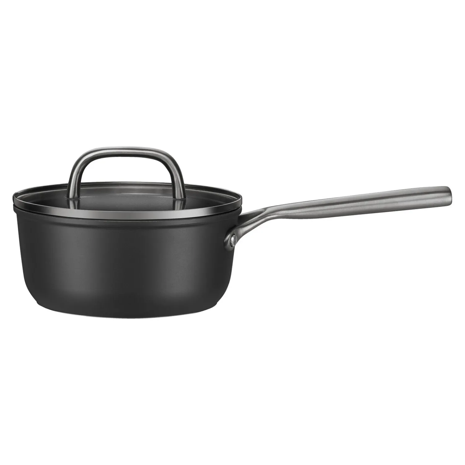 ZWILLING Casserole avec couvercle en verre 18 cm, Aluminium, Noir mat Online