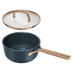 ZWILLING Casserole avec couvercle en verre 18 cm, Aluminium, Bleu Best