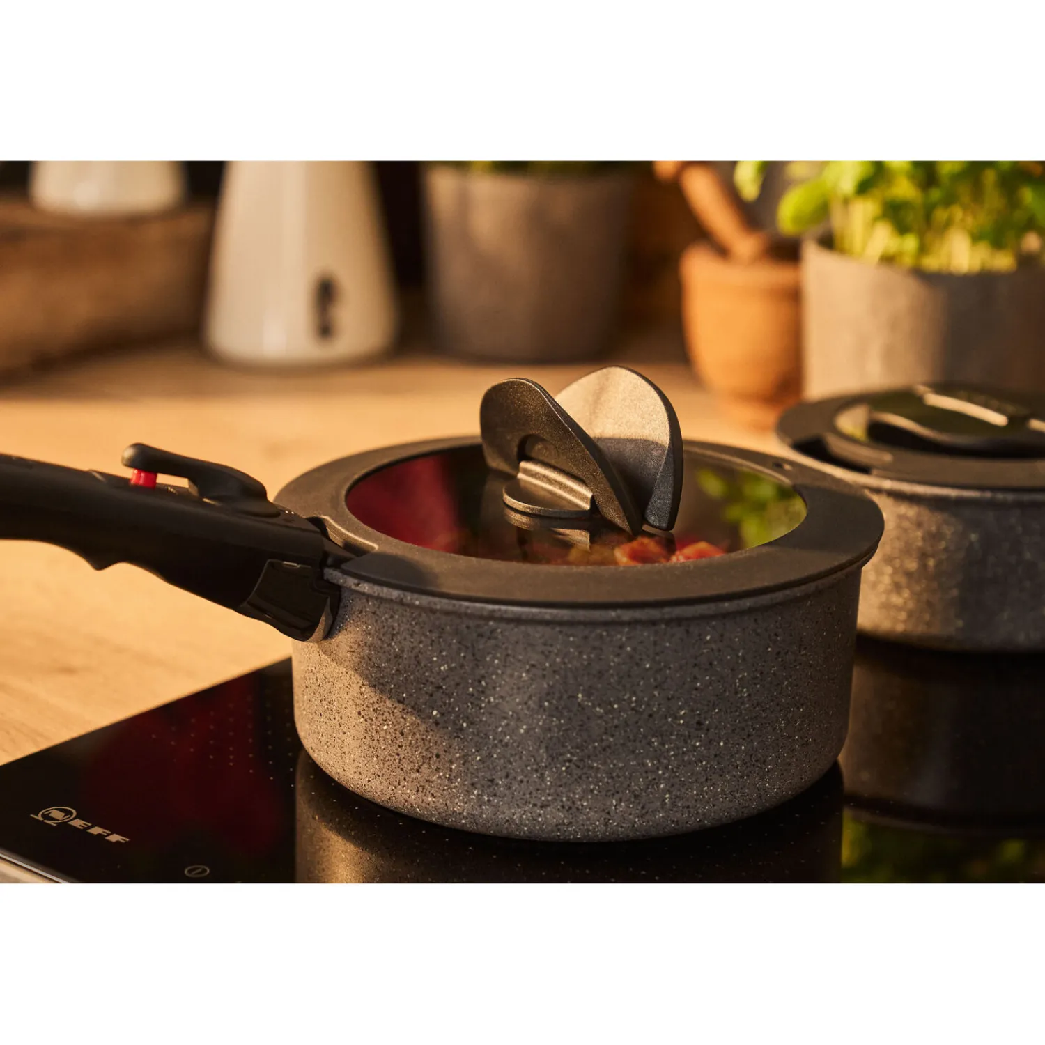 BALLARINI Casserole, 20 cm, Aluminium, Revêtement antiadhésif en céramique Sale