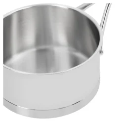 Demeyere Casserole sans couvercle 14 cm, Inox 18/10, Argent Discount