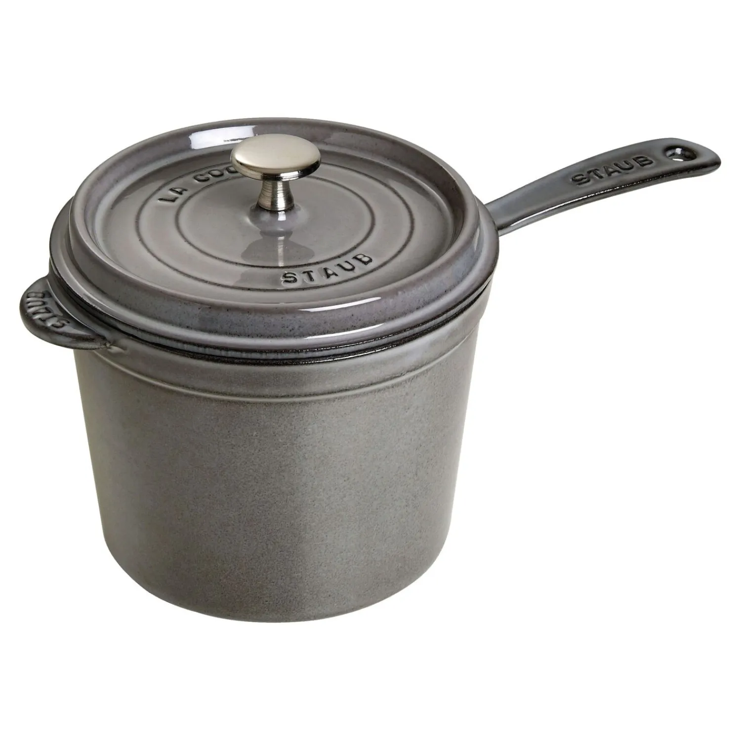 Staub Casserolette 18 cm, Fonte, Gris graphite Clearance