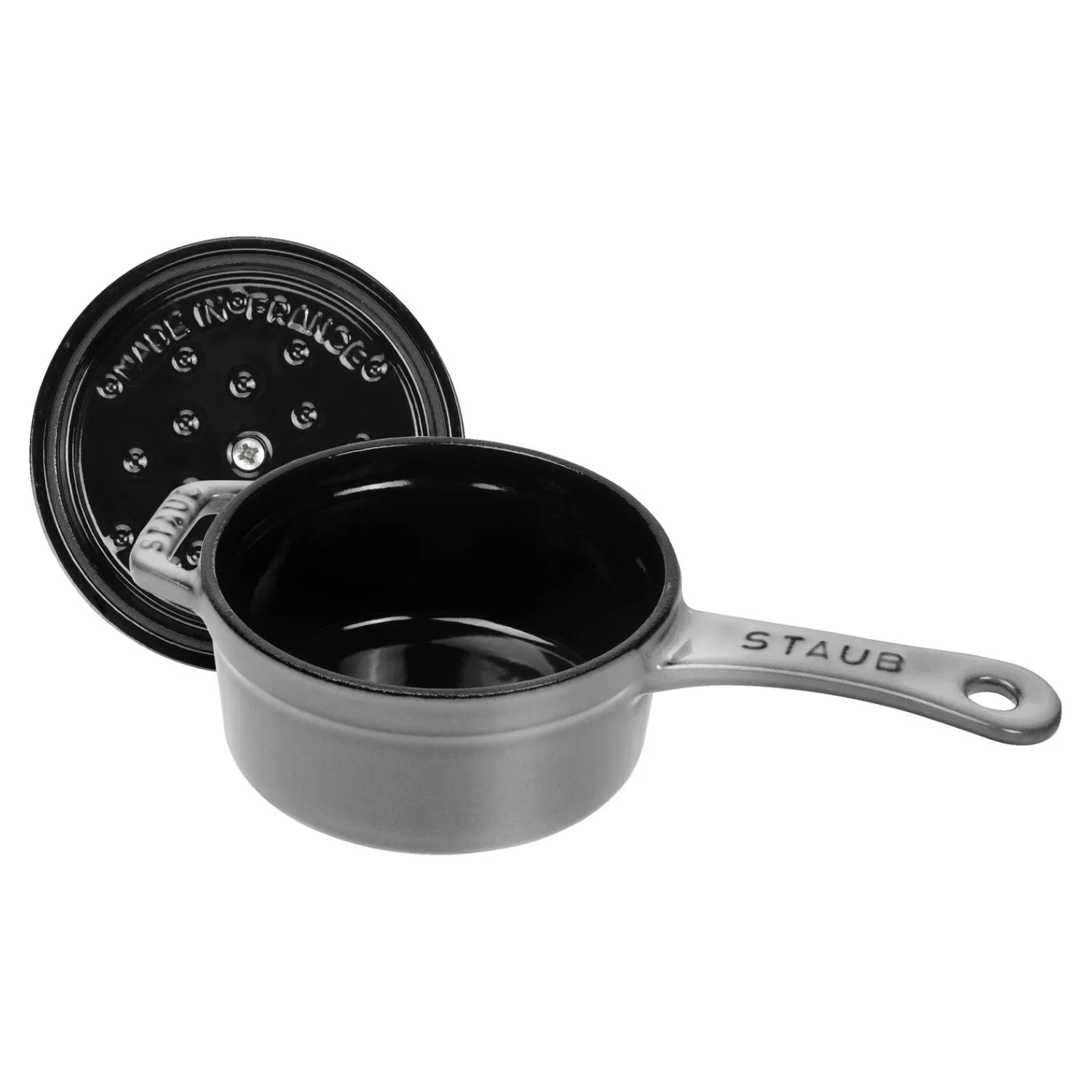 Staub Casserolette 10 cm, Fonte, Gris graphite Online
