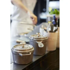 Staub Casserolette 14 cm, Fonte, Gris graphite Discount