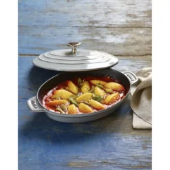 Staub 23 cm, Assiette chaude , Gris graphite