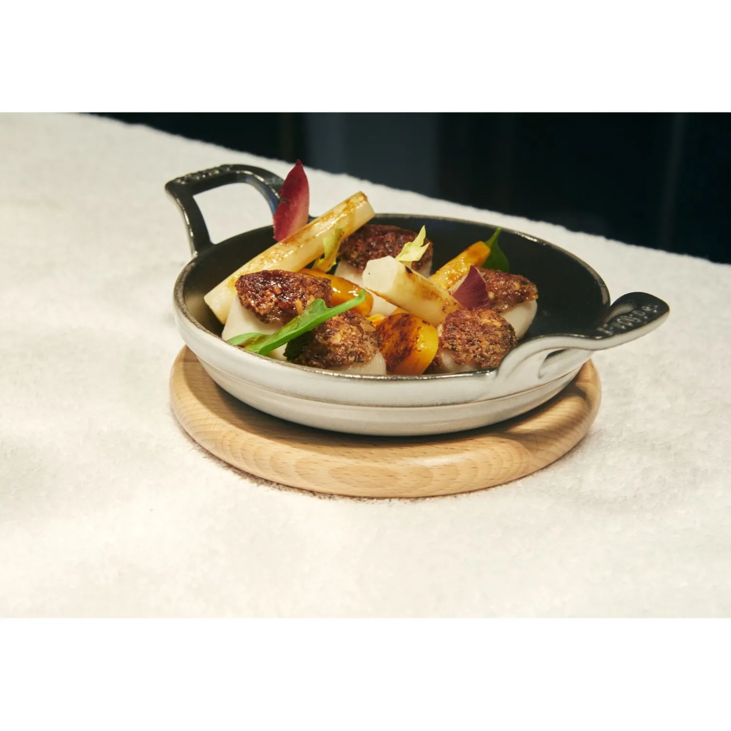 Staub 12 cm, Assiette chaude, Gris graphite Online