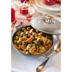 Staub 20 cm, Assiette chaude , Gris graphite New