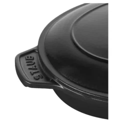 Staub 23 cm, Assiette chaude , Noir mat Discount