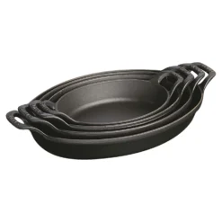 Staub 28 cm, Assiette chaude, Noir mat