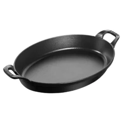 Staub 32 cm, Assiette chaude, Noir mat Best
