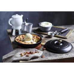 Staub 20 cm, Assiette chaude , Noir mat Outlet