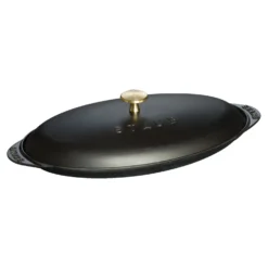 Staub 31 cm, Assiette chaude , Noir mat New