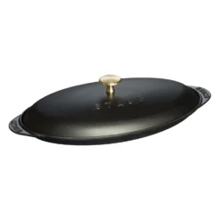 Staub 31 cm, Assiette chaude , Noir mat New