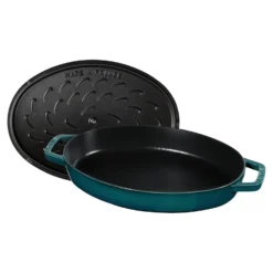 Staub 33 cm, Assiette chaude poisson, La Mer Hot