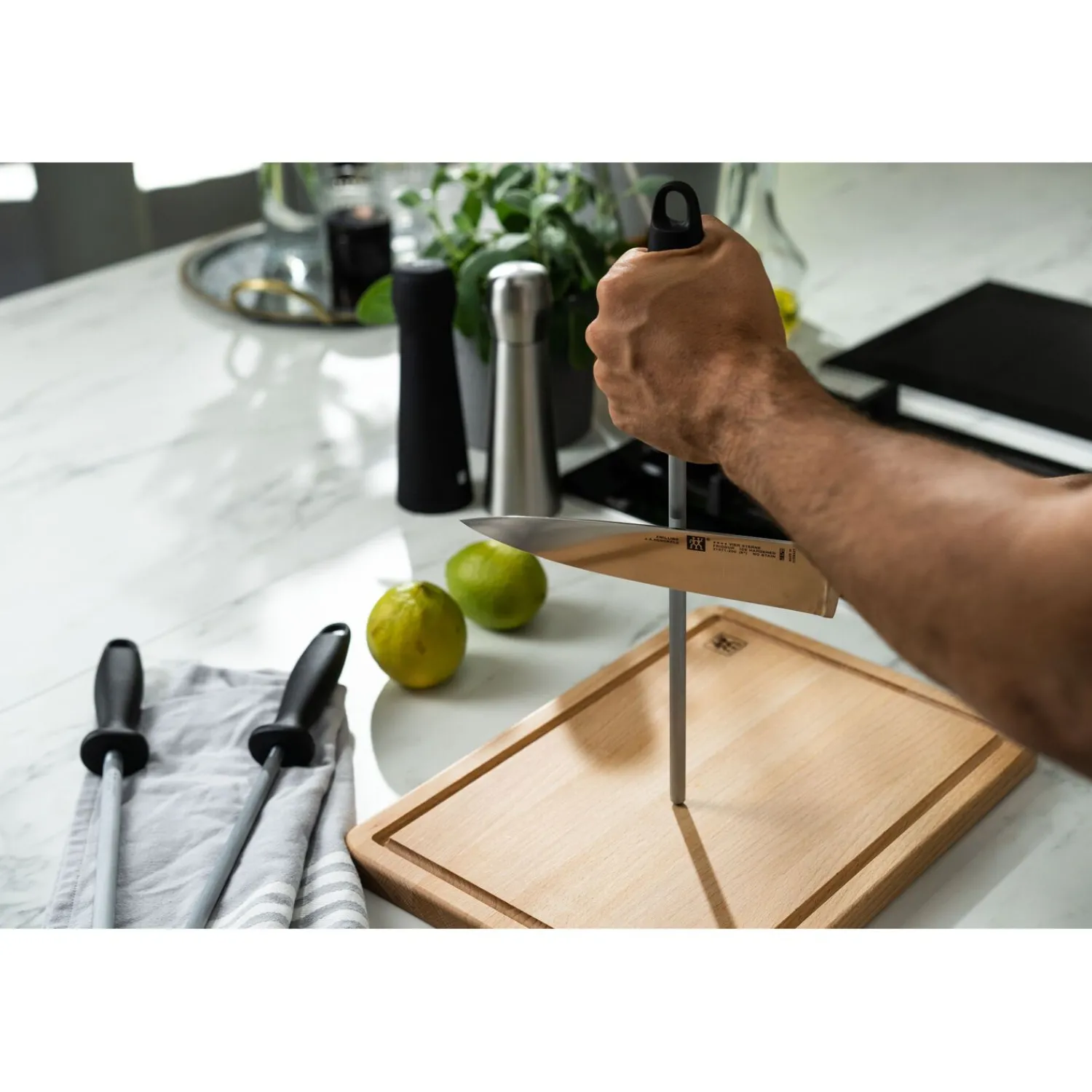 ZWILLING 21 cm, Fusil, Noir mat Best