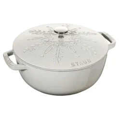 Staub 24 cm, La Marmite flocon, Truffe blanche Outlet
