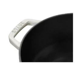 Staub 24 cm, La Marmite flocon, Truffe blanche Outlet