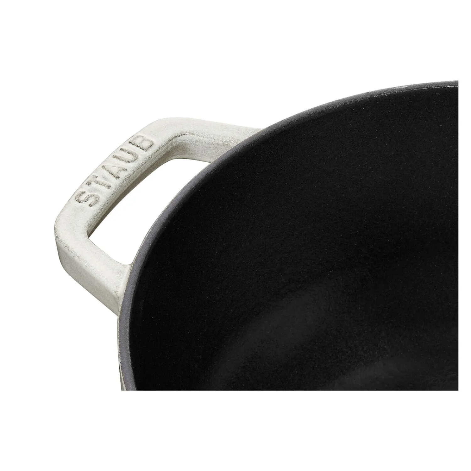 Staub 24 cm, La Marmite flocon, Truffe blanche Outlet