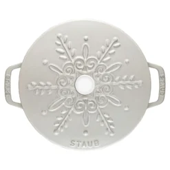 Staub 24 cm, La Marmite flocon, Truffe blanche Outlet