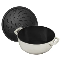 Staub 24 cm, La Marmite flocon, Truffe blanche Outlet