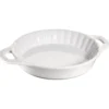Staub 24 cm, Plat à tarte, Blanc Online