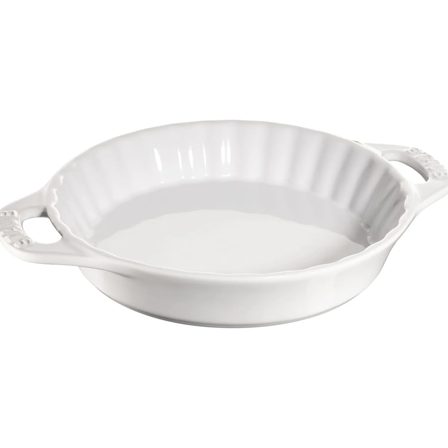Staub 24 cm, Plat à tarte, Blanc Online