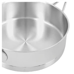Demeyere 24 cm, Sauteuse avec couvercle, Argent