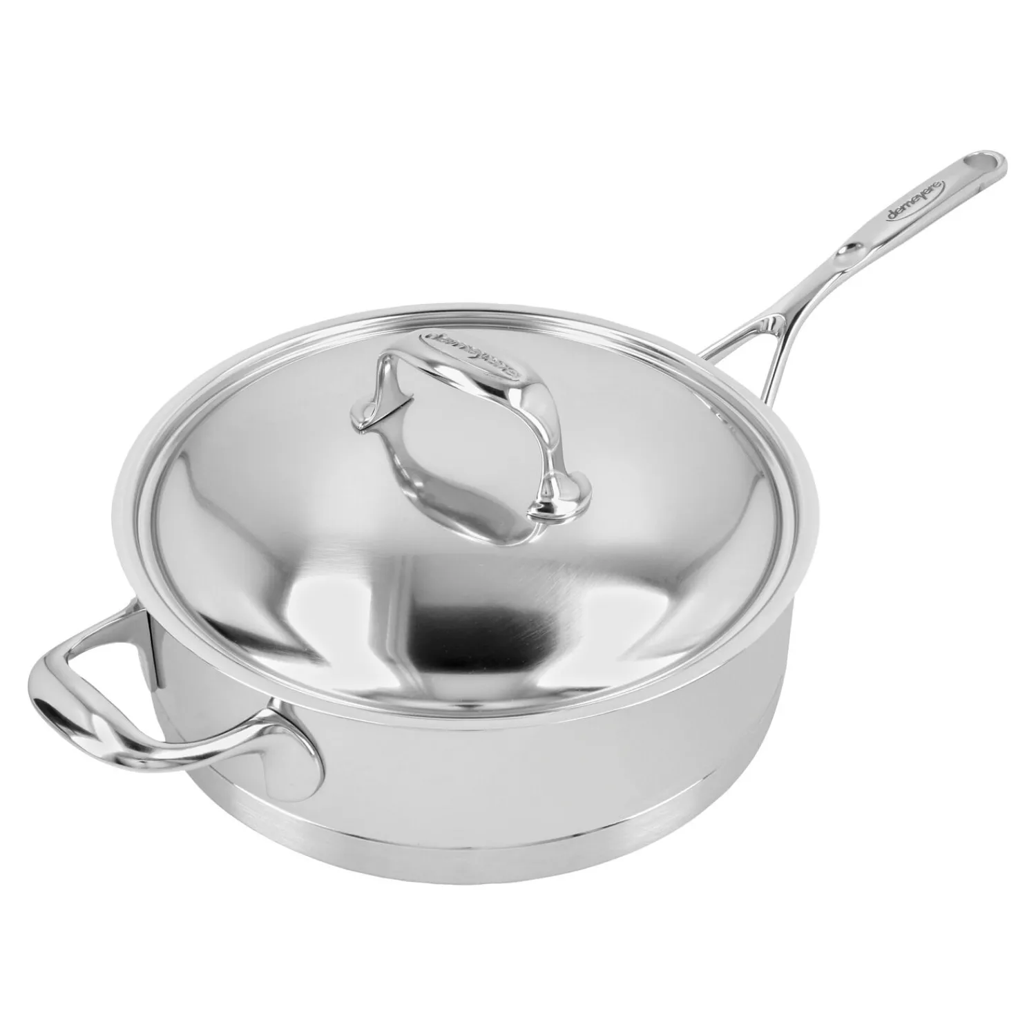 Demeyere 28 cm, Sauteuse avec couvercle, Argent Discount