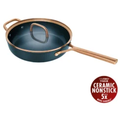 ZWILLING 28 cm, Sauteuse avec couvercle en verre, Bleu Outlet