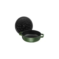 Staub 28 cm, Sauteuse Chistera, Basilic Clearance