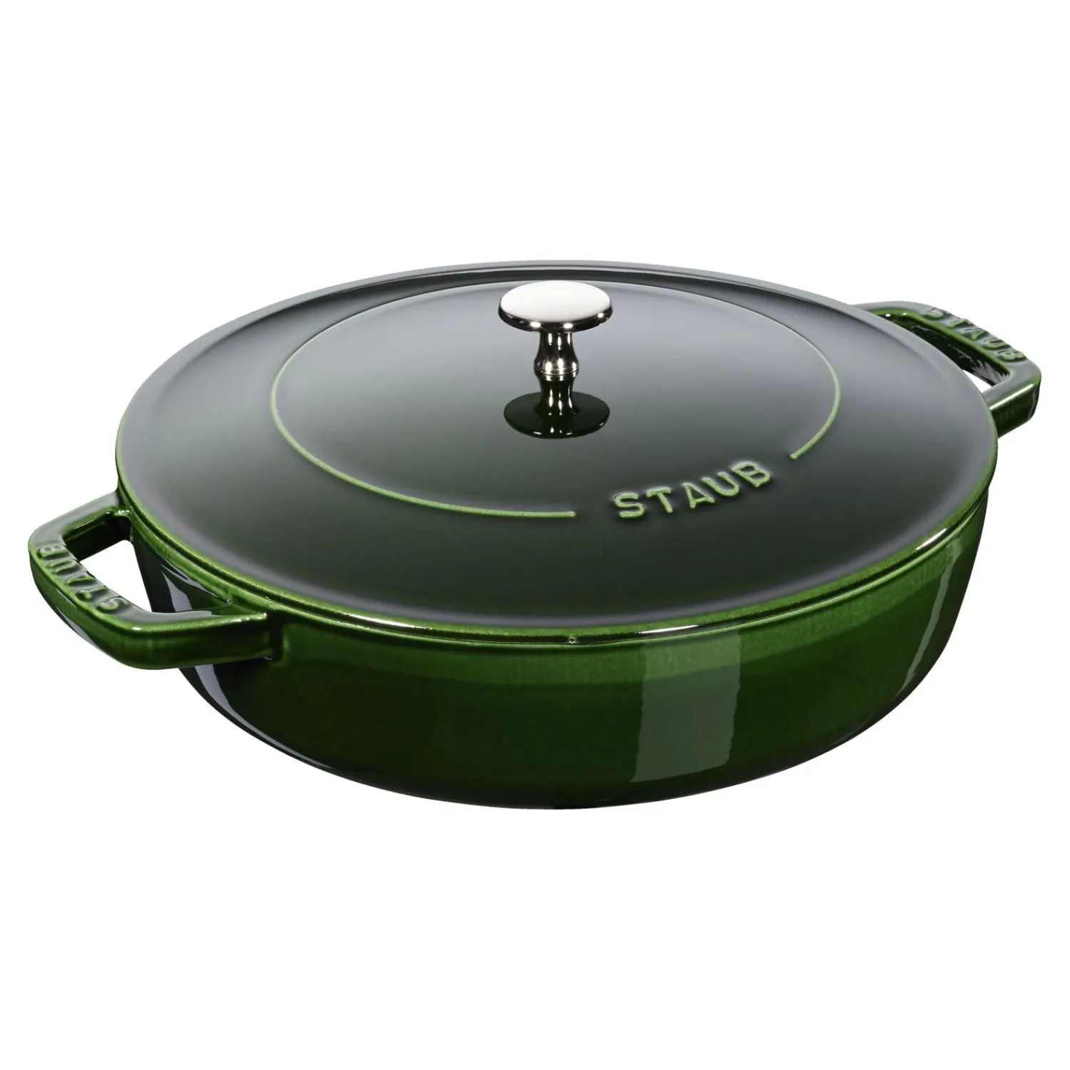 Staub 24 cm, Sauteuse Chistera, Basilic Sale