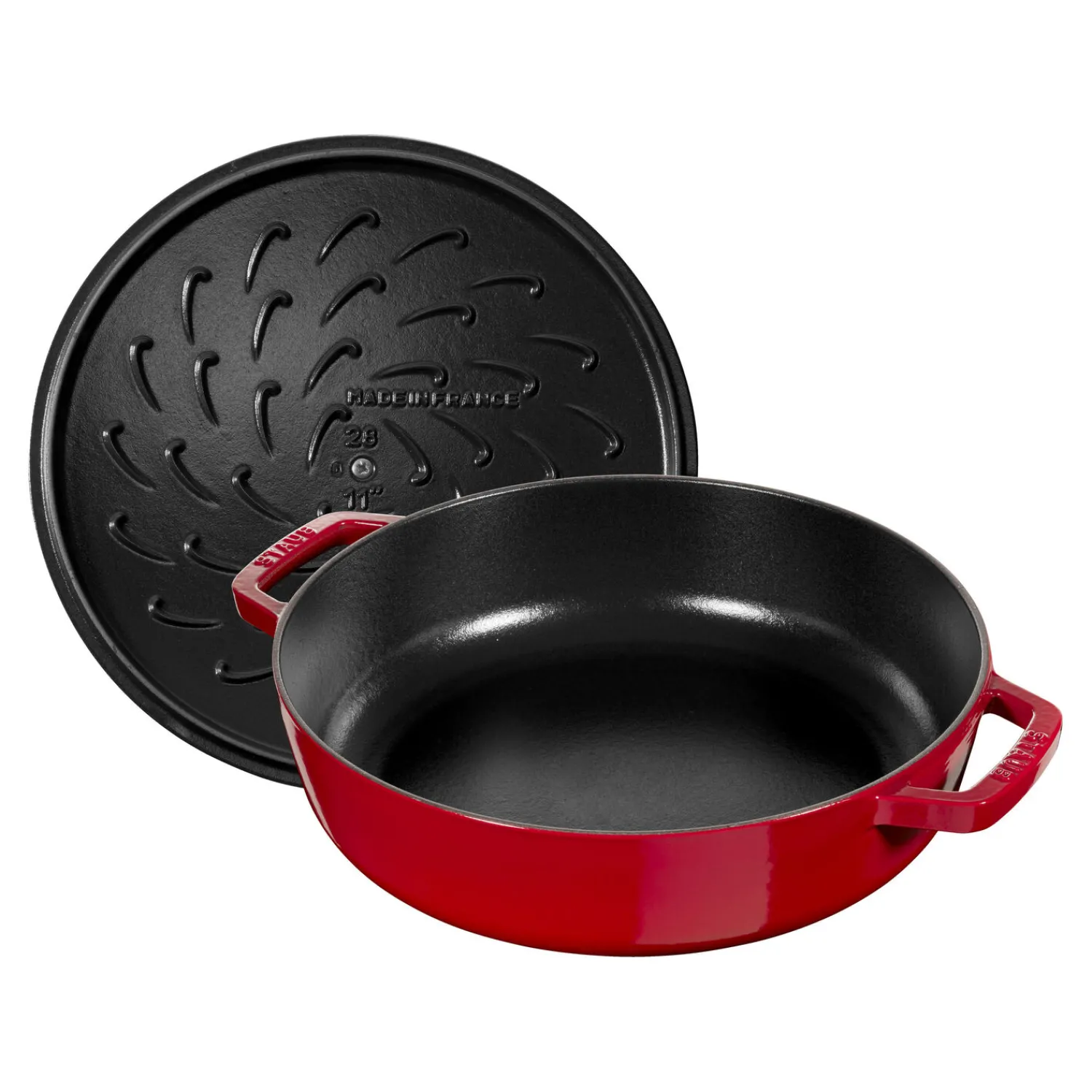 Staub 24 cm, Sauteuse Chistera, Cerise Outlet