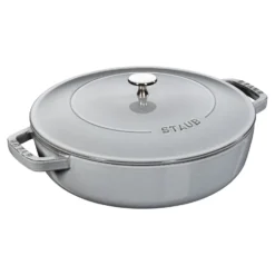 Staub 28 cm, Sauteuse Chistera, Gris graphite
