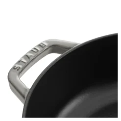 Staub 28 cm, Sauteuse Chistera, Gris graphite