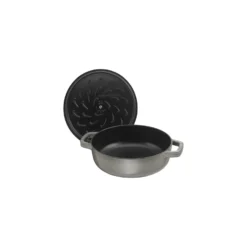 Staub 28 cm, Sauteuse Chistera, Gris graphite