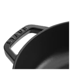 Staub 28 cm, Sauteuse Chistera, Noir mat Best