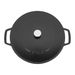 Staub 28 cm, Sauteuse Chistera, Noir mat Best