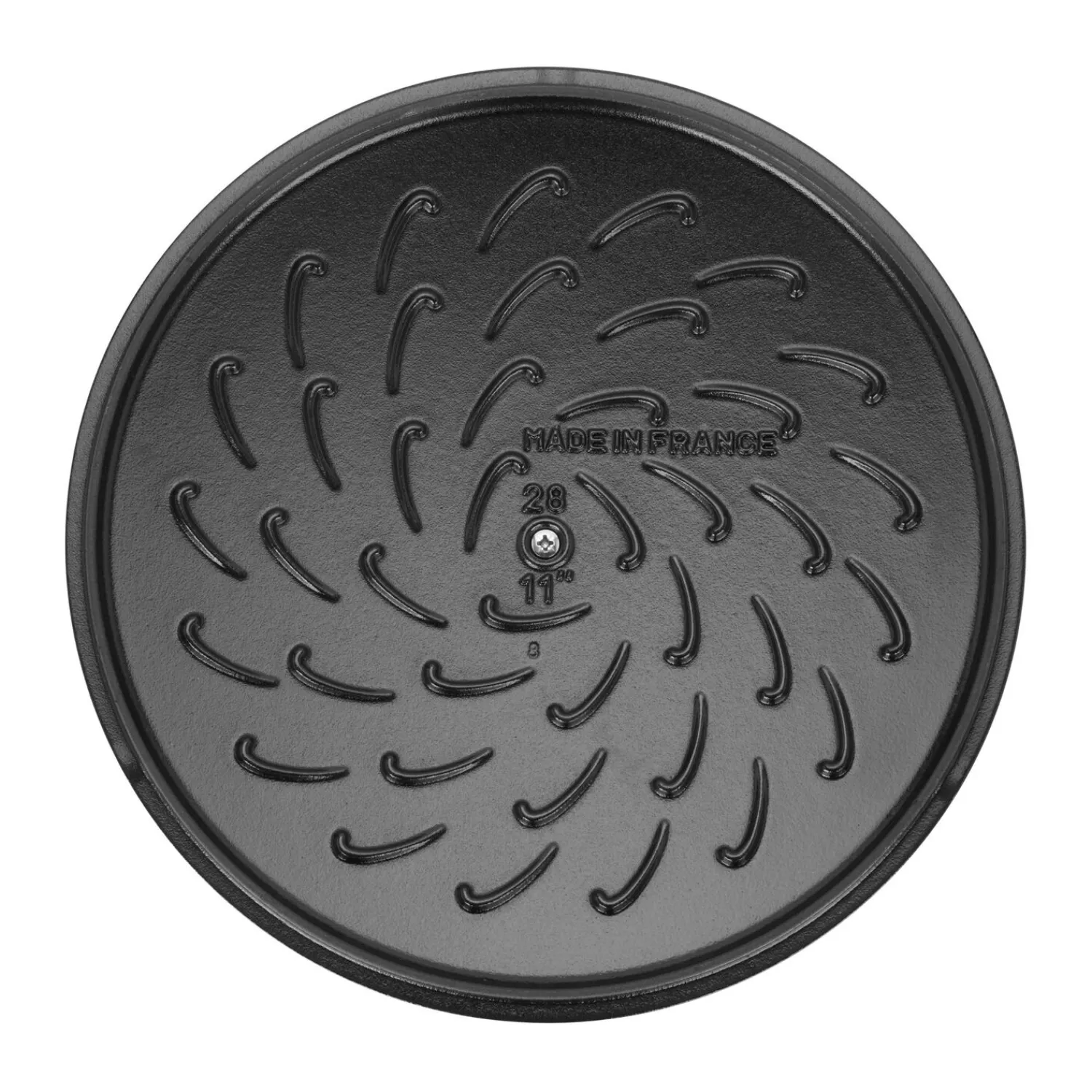Staub 28 cm, Sauteuse Chistera, Noir mat Best
