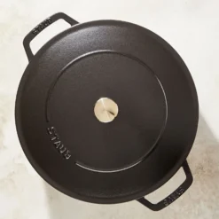 Staub 24 cm, Sauteuse Chistera, Noir mat