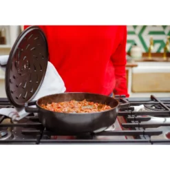 Staub 24 cm, Sauteuse Chistera, Noir mat