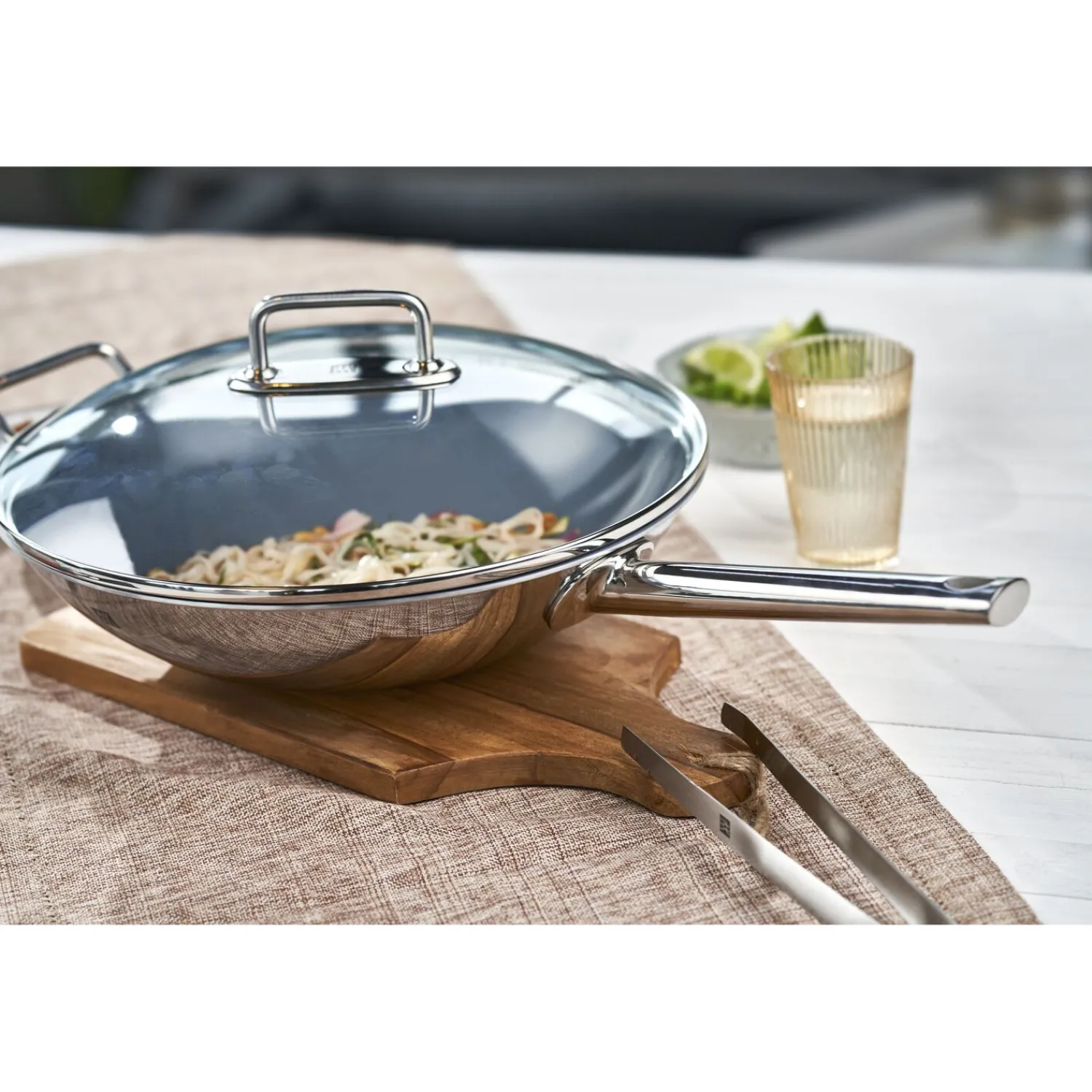 ZWILLING 32 cm, Wok, Argent Discount