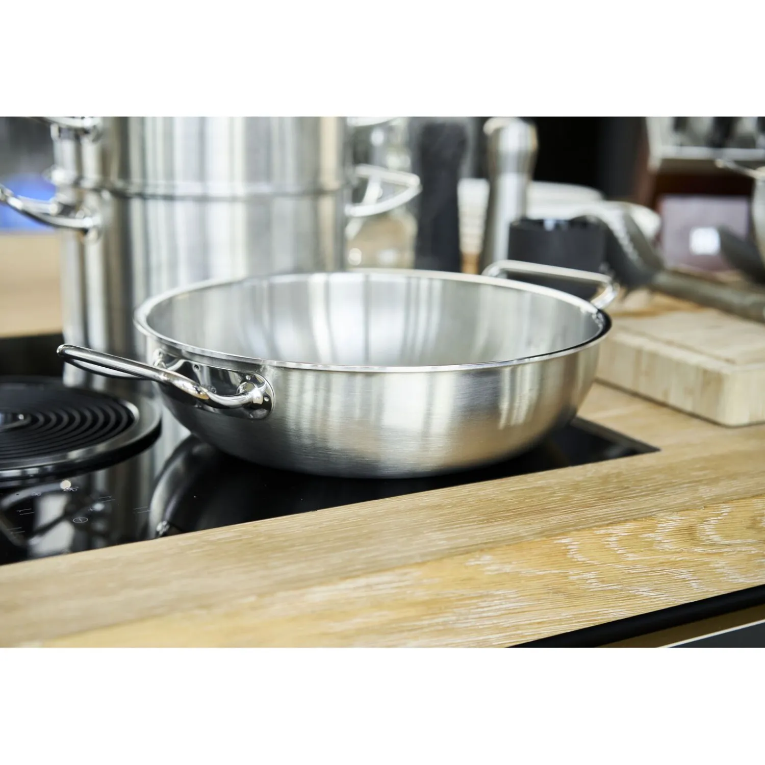 ZWILLING 30 cm, Wok, Argent