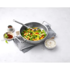 ZWILLING 30 cm, Wok, Argent