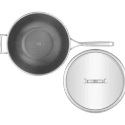 ZWILLING 30 cm, Wok avec couvercle, Argent Best