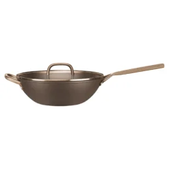 ZWILLING 30 cm, Wok avec couvercle en verre, Brun Clearance