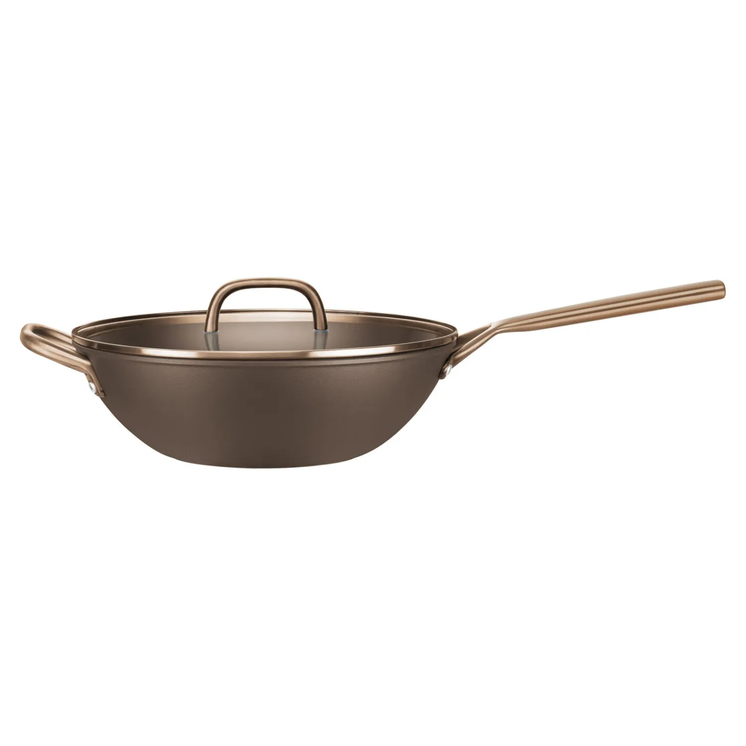 ZWILLING 30 cm, Wok avec couvercle en verre, Brun Clearance